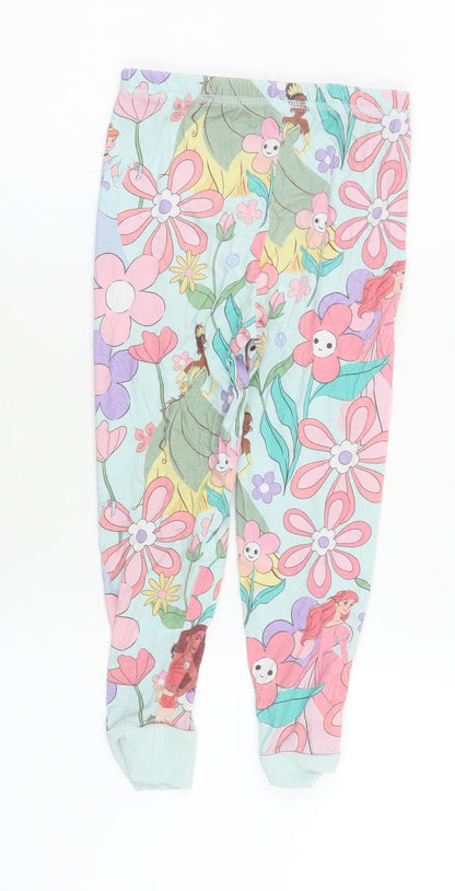 Disney Princess George Girls Multicoloured 4-5 Years Cotton Pyjama Pants