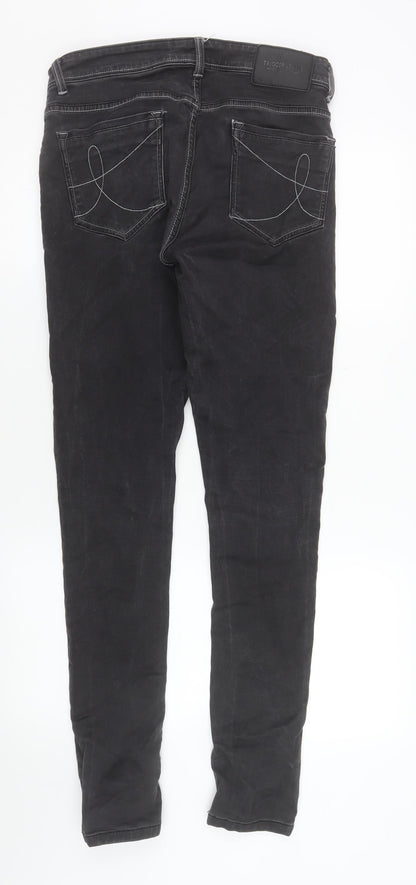 Mens UK Size 30 Trigger Slim Fit Skinny Black Jeans