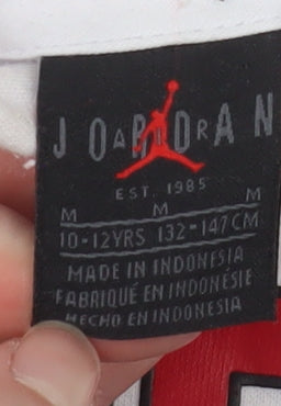 Boys UK Size 10-12 Years Jordan White Pullover Hoodie