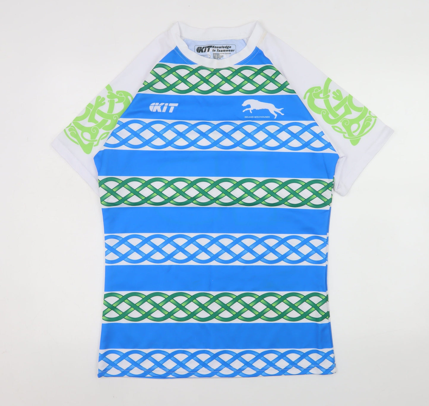 Mens UK Size L Kit Blue Rugby T-Shirt