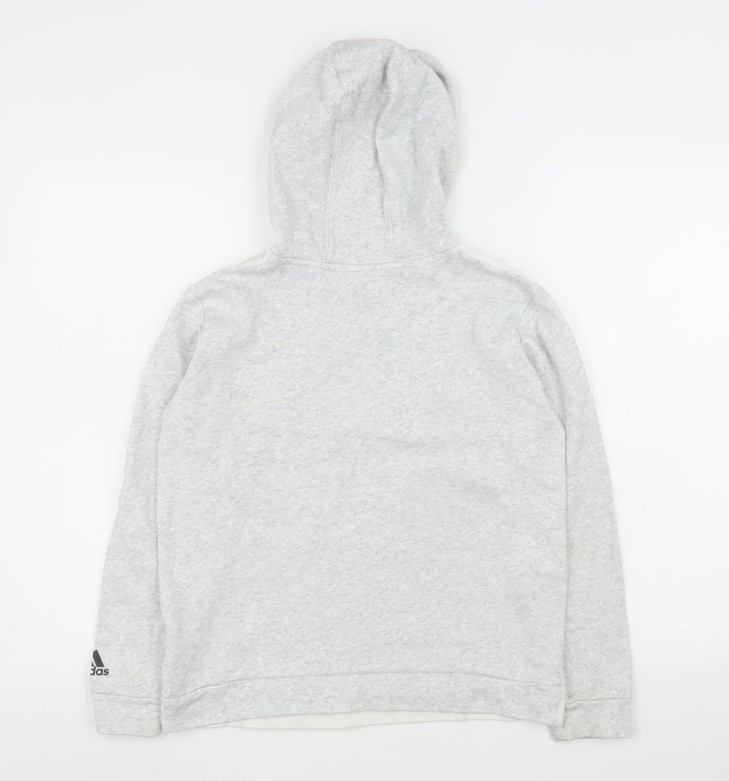 Boys UK Size 12-13 Years adidas Grey Pullover Hoodie