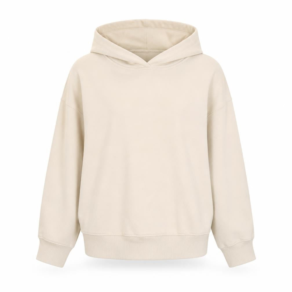 Womens UK Size M Zara Beige Pullover Hoodie