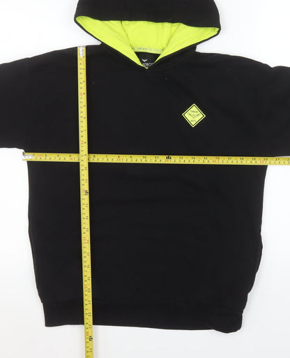 Boys UK Size 11-12 Years Threadboys Black Pullover Hoodie