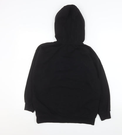 Boys UK Size 11-12 Years Threadboys Black Pullover Hoodie