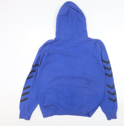 Mens UK Size M Hokori Blue Pullover Hoodie