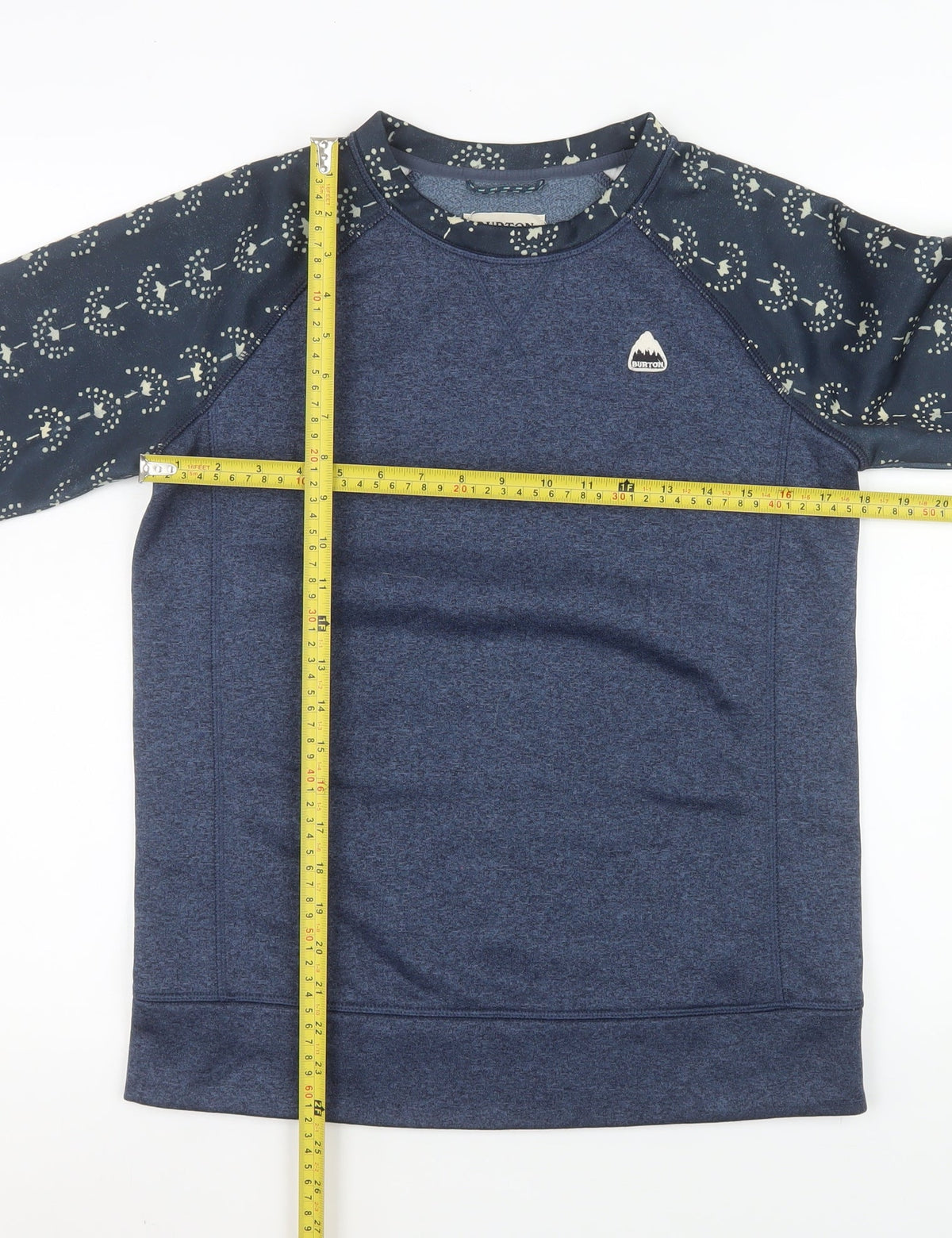 Mens UK Size XS Burton Blue Pullover Sweatshirt