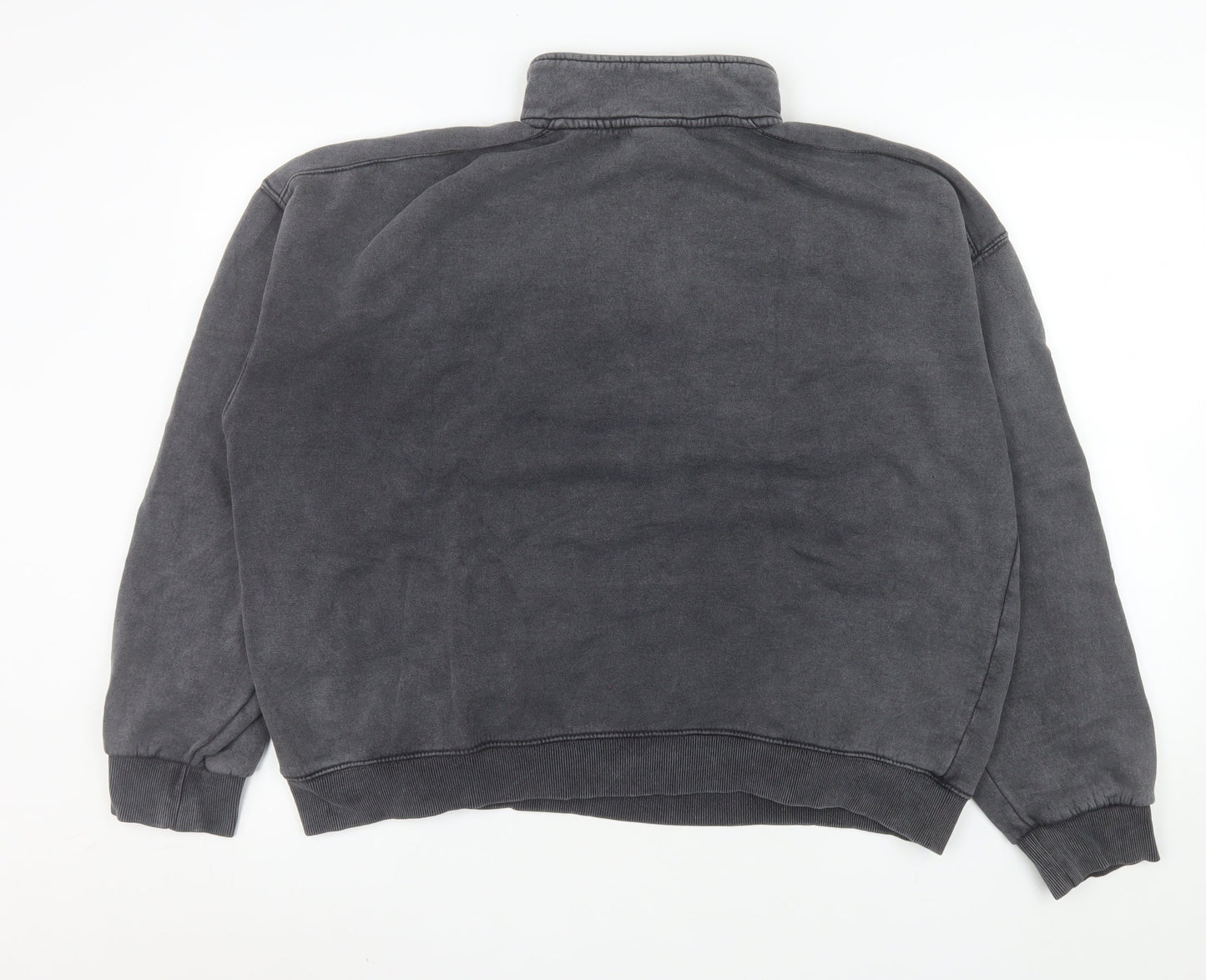 Womens UK Size L Bershka Black Pullover Sweatshirt