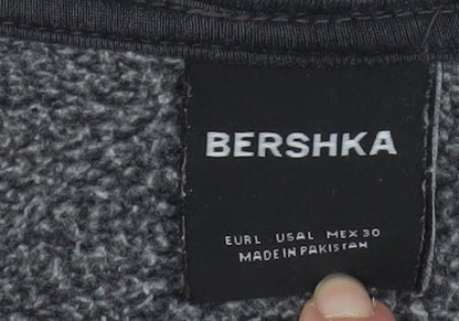 Womens UK Size L Bershka Black Pullover Sweatshirt
