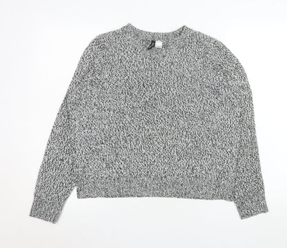 Mens UK Size M H&M Grey Pullover Jumper