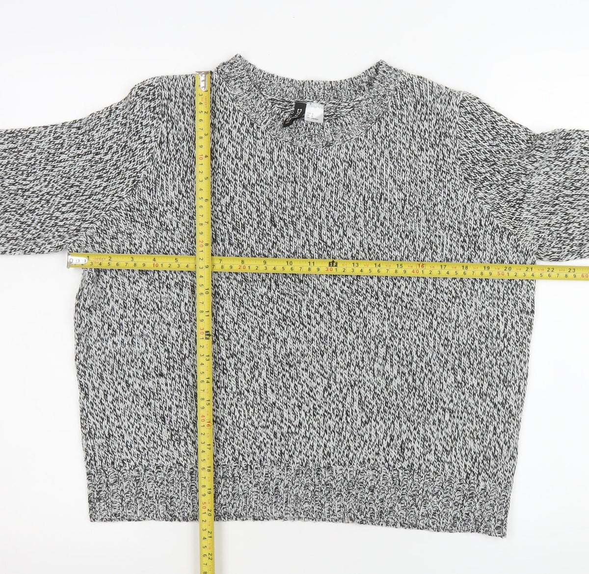 Mens UK Size M H&M Grey Pullover Jumper