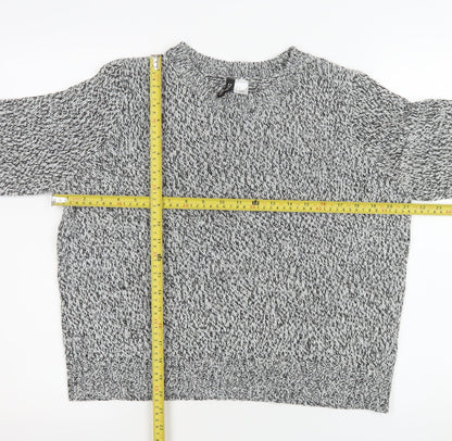 Mens UK Size M H&M Grey Pullover Jumper