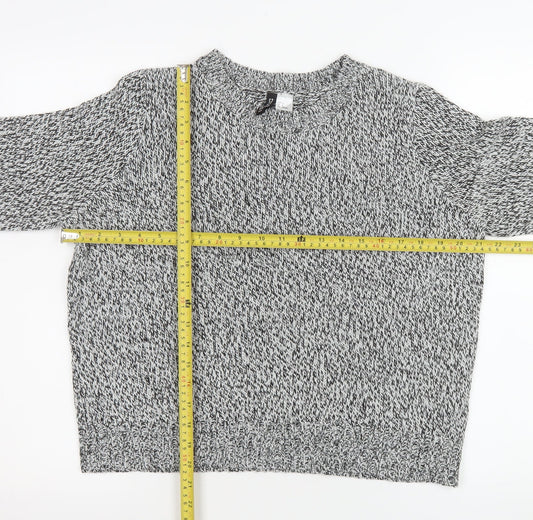 Mens UK Size M H&M Grey Pullover Jumper