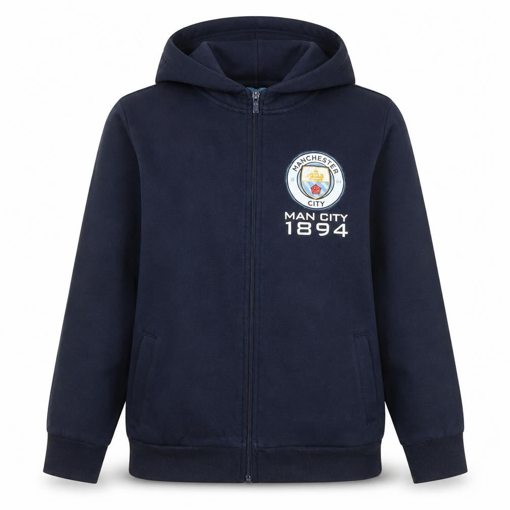 Teens UK Size 12 Manchester City Blue Basic Jacket