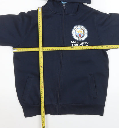Teens UK Size 12 Manchester City Blue Basic Jacket