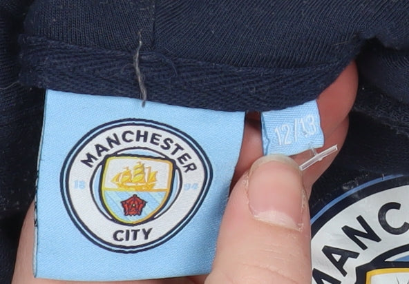 Teens UK Size 12 Manchester City Blue Basic Jacket