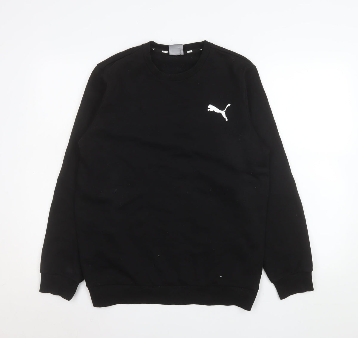 Mens UK Size S PUMA Black Pullover Sweatshirt