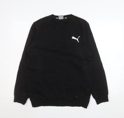 Mens UK Size S PUMA Black Pullover Sweatshirt