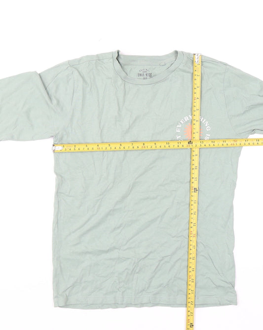 Girls UK Size 11-12 Years Unit Kids Green Basic T-Shirt