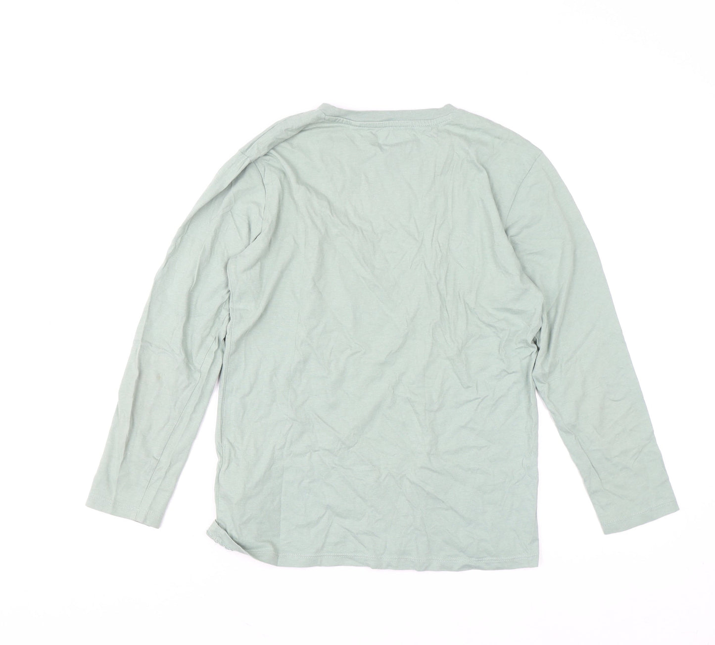 Girls UK Size 11-12 Years Unit Kids Green Basic T-Shirt