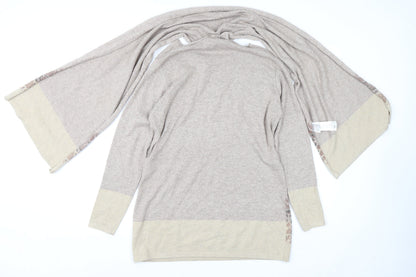 Womens UK Size S Punt Roma Beige Pullover Jumper