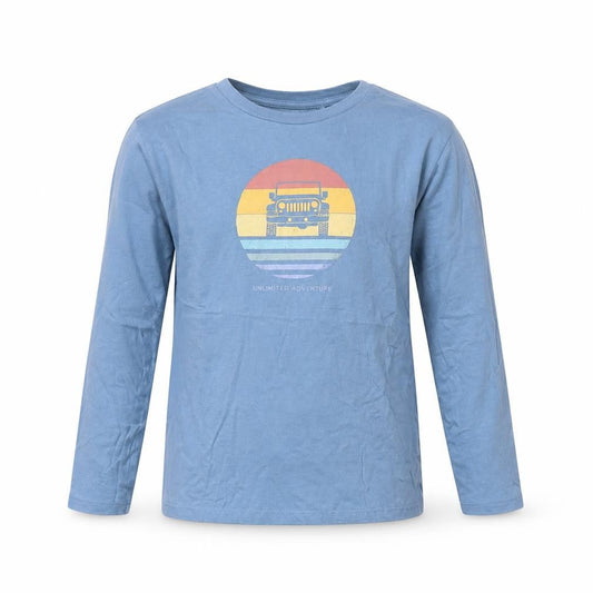 Boys UK Size 11-12 Years Unit Kids Blue Basic Pullover T-Shirt