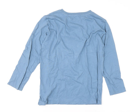 Boys UK Size 11-12 Years Unit Kids Blue Basic Pullover T-Shirt