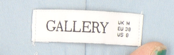 Womens UK Size M Gallery Regular Fit Chino Blue Trousers