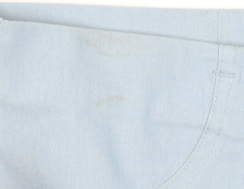 Womens UK Size M Gallery Regular Fit Chino Blue Trousers