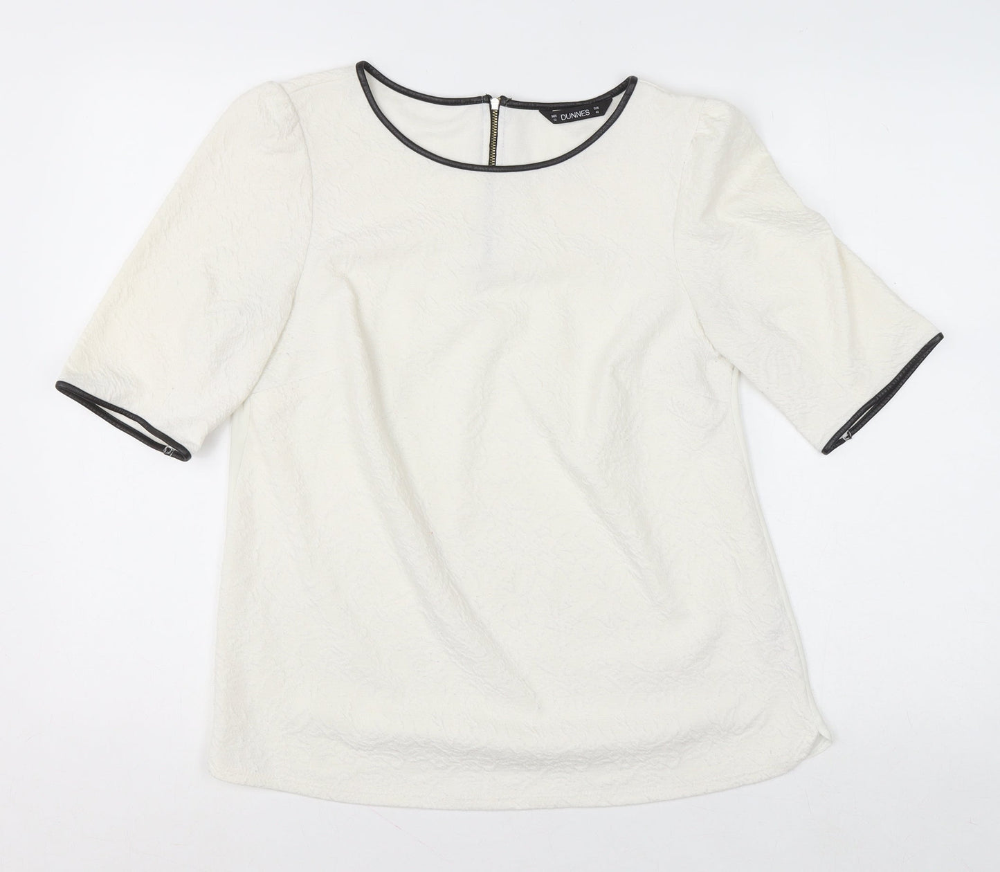 Womens UK Size 12 Dunnes Ivory Basic Blouse