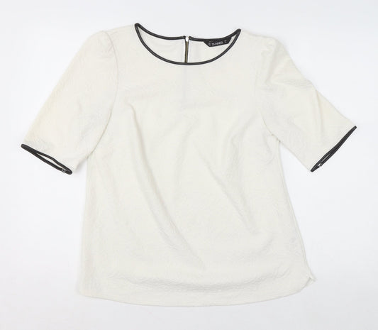 Womens UK Size 12 Dunnes Ivory Basic Blouse