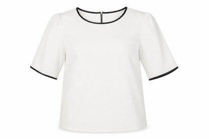Womens UK Size 12 Dunnes Ivory Basic Blouse