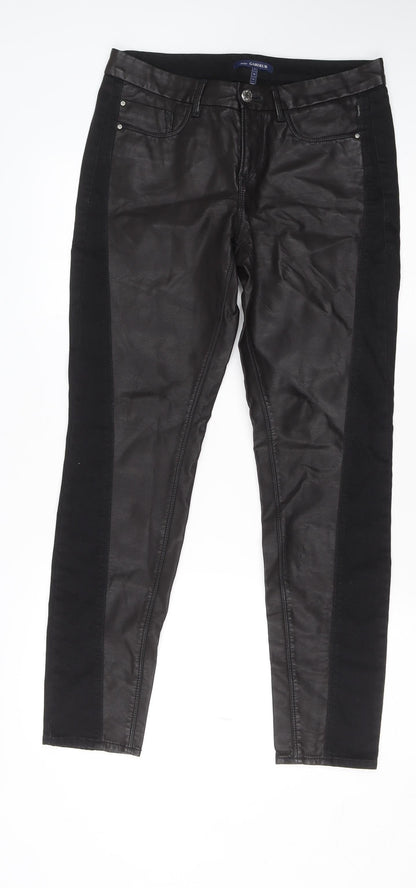 Womens UK Size 10 Atelier Gardeur Slim Fit Casual Party/Cocktail Black Trousers