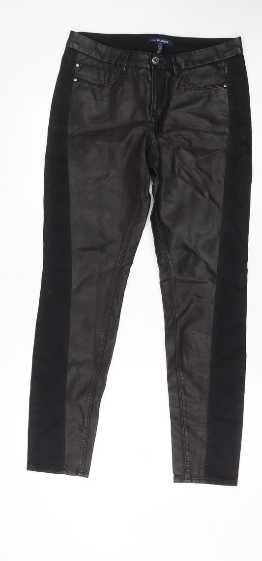 Womens UK Size 10 Atelier Gardeur Slim Fit Casual Party/Cocktail Black Trousers