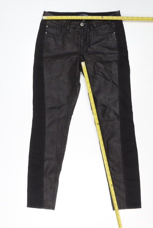 Womens UK Size 10 Atelier Gardeur Slim Fit Casual Party/Cocktail Black Trousers