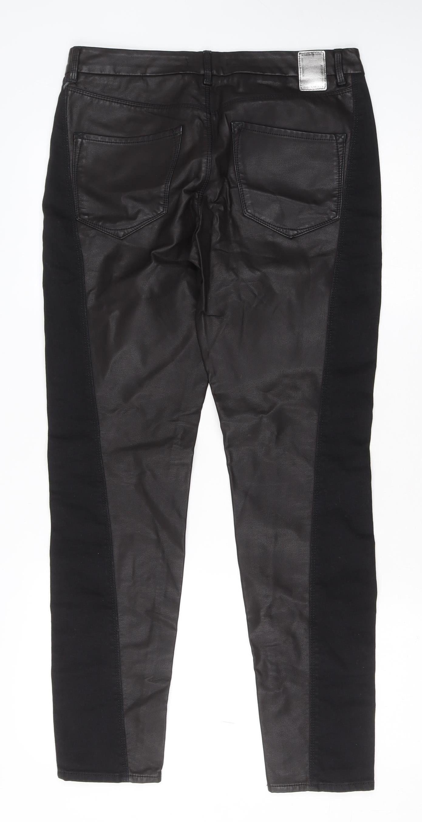 Womens UK Size 10 Atelier Gardeur Slim Fit Casual Party/Cocktail Black Trousers