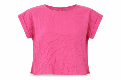 Womens UK Size L Paul Costelloe Living Pink Basic Blouse