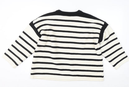 Womens UK Size L Gallery Black Pullover Jumper