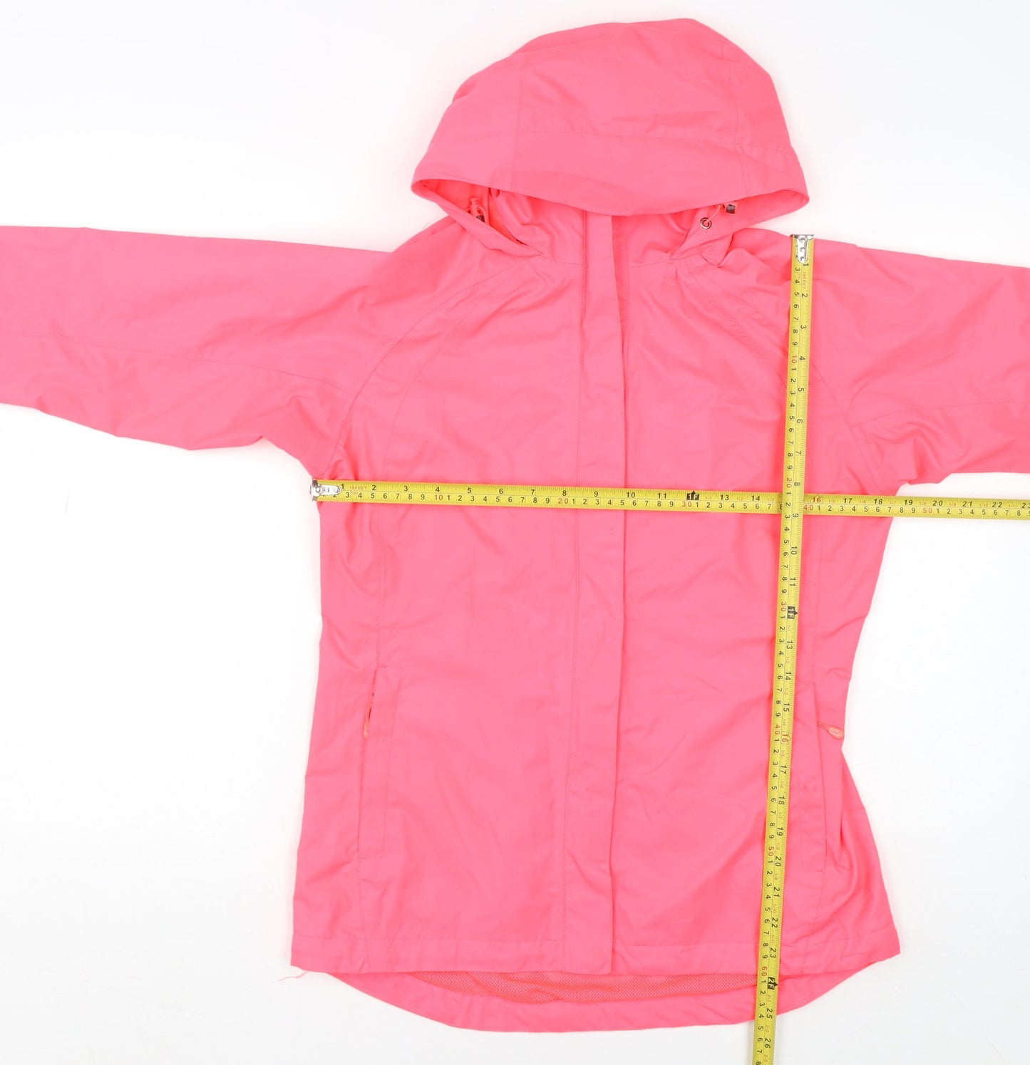 Womens UK Size 8 Dunnes Stores Pink Rain Coat