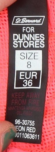Womens UK Size 8 Dunnes Stores Pink Rain Coat