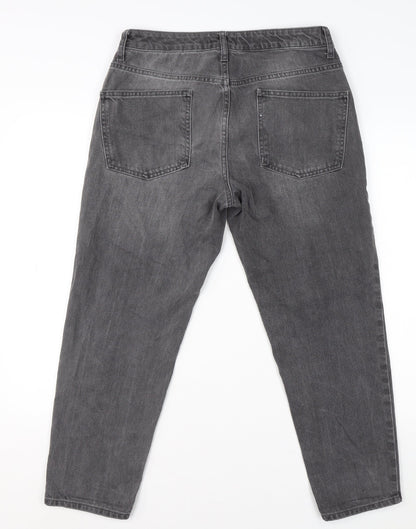 Mens UK Size 31 ASOS Regular Fit Tapered Grey Jeans