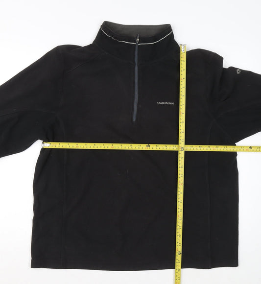 Mens UK Size XL Craghoppers Black Pullover Sweatshirt