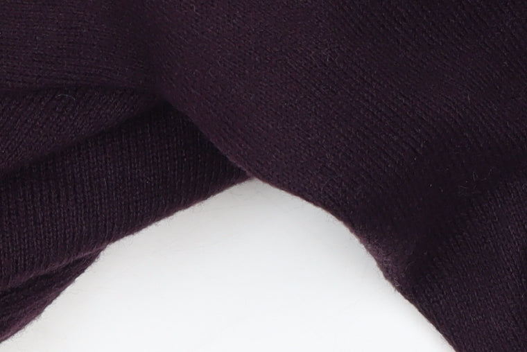 Mens UK Size L Pierre Cardin Purple Henley Jumper
