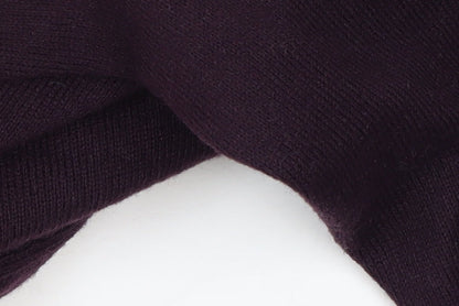 Mens UK Size L Pierre Cardin Purple Henley Jumper