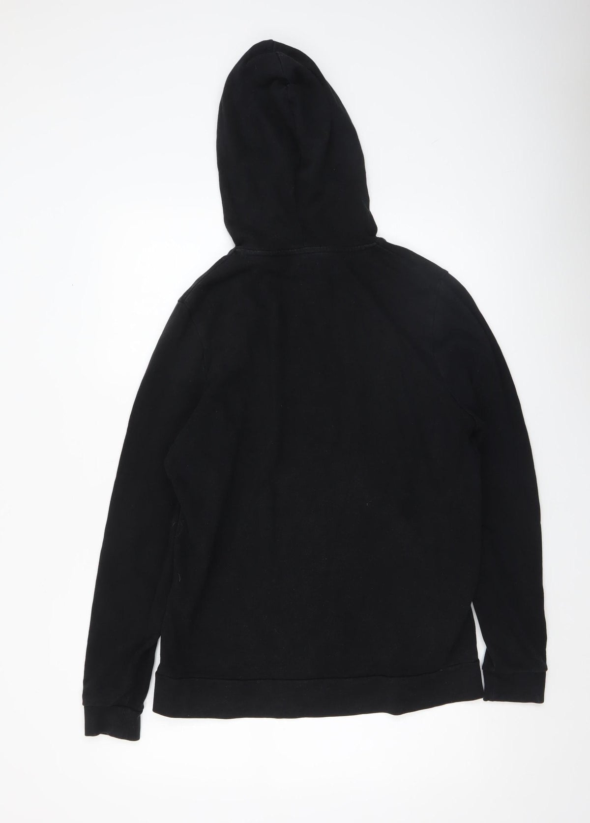 Mens UK Size M ASOS Black Pullover Hoodie