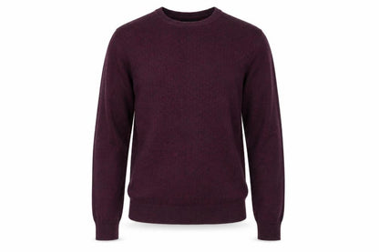 Mens UK Size S Red Herring Purple Pullover Jumper