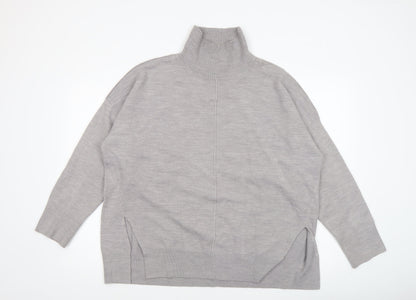 Womens UK Size S French Connection Grey Pullover Jumper