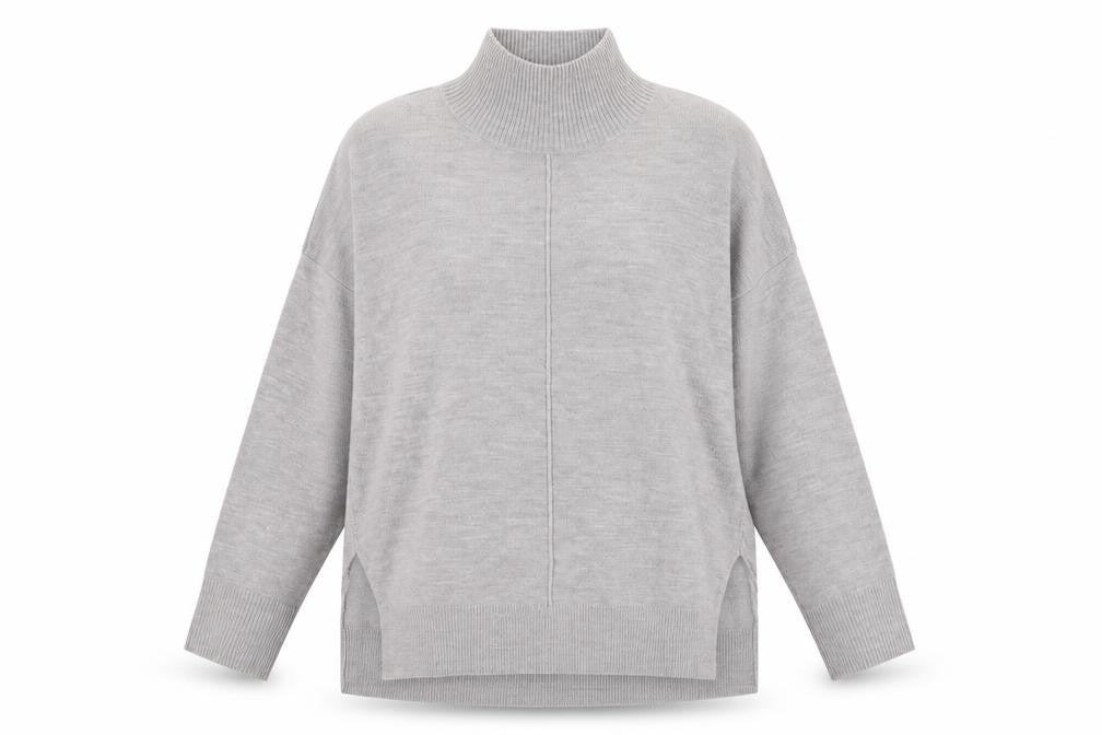 Womens UK Size S French Connection Grey Pullover Jumper