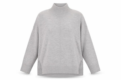Womens UK Size S French Connection Grey Pullover Jumper