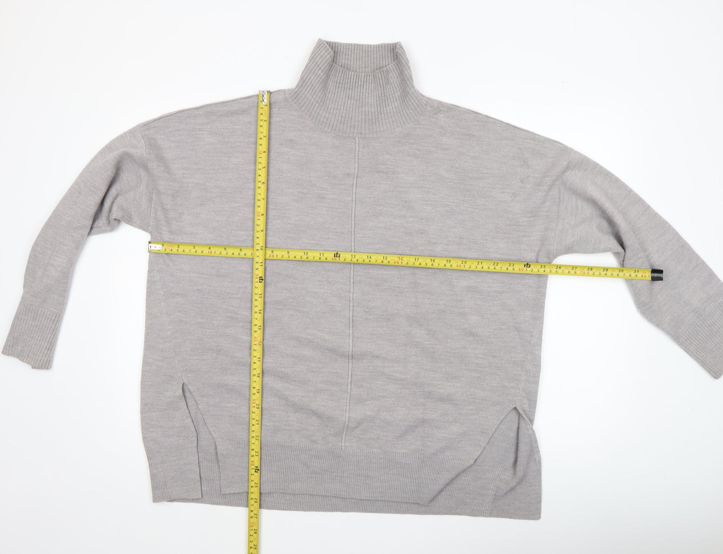 Womens UK Size S French Connection Grey Pullover Jumper