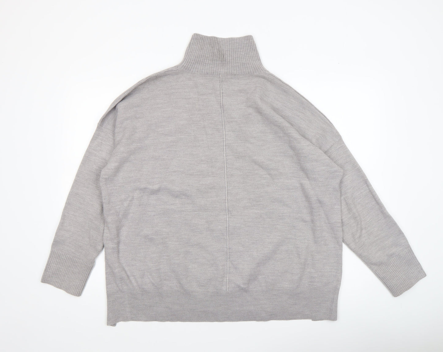 Womens UK Size S French Connection Grey Pullover Jumper